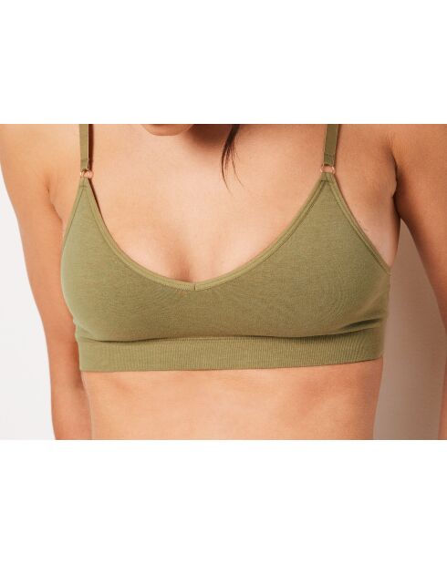 BH zonder beugel en uitneembaar kussentje Amond Nile groen