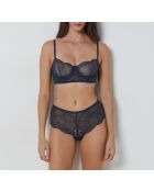 Marineblauwe korte broek Flexi Lace