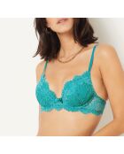 Success turquoise push-up bh met beugel nr. 2