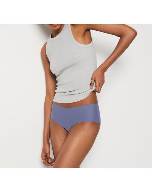 Paarse korte broek met pure pasvorm