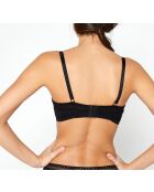 Zwarte bh met beugel Savana