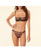 Sujetador Jane negro con aros