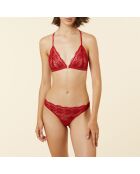Soutien-gorge sans armatures Ombrelle rouge