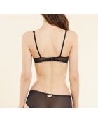 Schwarzer rahmenloser Jojoba-BH