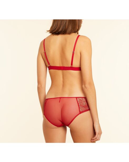 Reggiseno senza ferretto n. 8 rosso granata