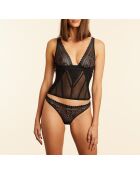 Corset sans armatures Panama Sexy noir