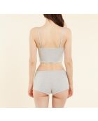 Canotta Plant Dyed We Care grigio chiaro