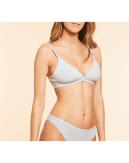 Sujetador con aros gris Cotton 360