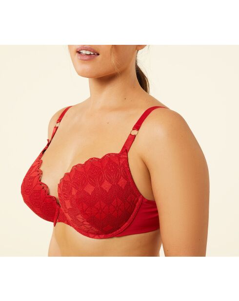 Himmelroter Bügel-BH Nr. 5