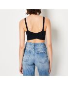 24 Hours schwarzer BH ohne Bügel