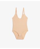 Body intero beige senza ferretto Power Byetam
