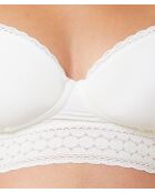 Envie ecrufarbener Still-BH