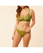 Soutien-gorge sans armatures n°8 Debby Plus Size anis