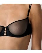 Sujetador negro medianoche con aros