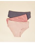 Set mit 3 anthrazitfarbenen Brett-Shorties