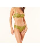 Sujetador Amaryllis verde con aros