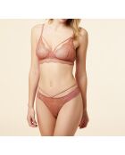 Sujetador sin aros de terracota Karat