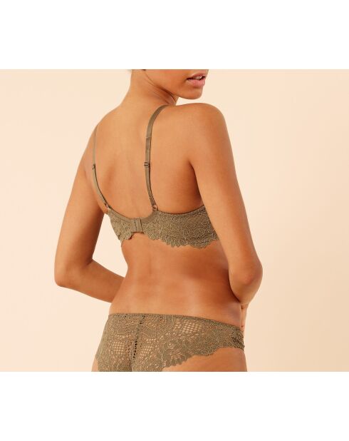 Success kaki olijfkleurige bh met beugel