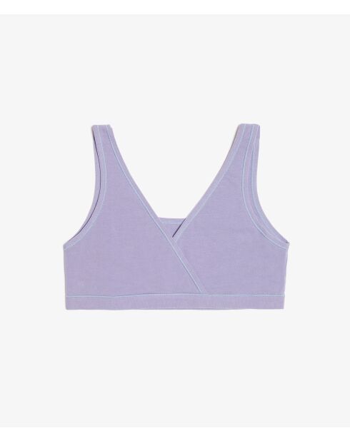 Katoenen 360 paarse bh zonder beugel