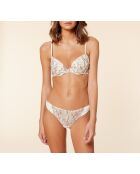 Tanga Louange in chiffon ecru