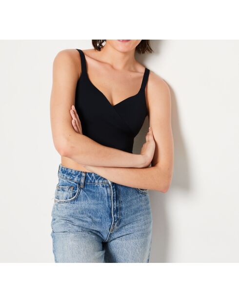 24 Hours schwarzer BH ohne Bügel