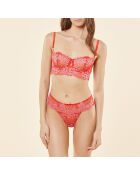 Beugelbeha nr. 9 Weelderig vermiljoen