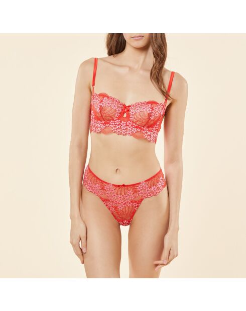 Beugelbeha nr. 9 Weelderig vermiljoen