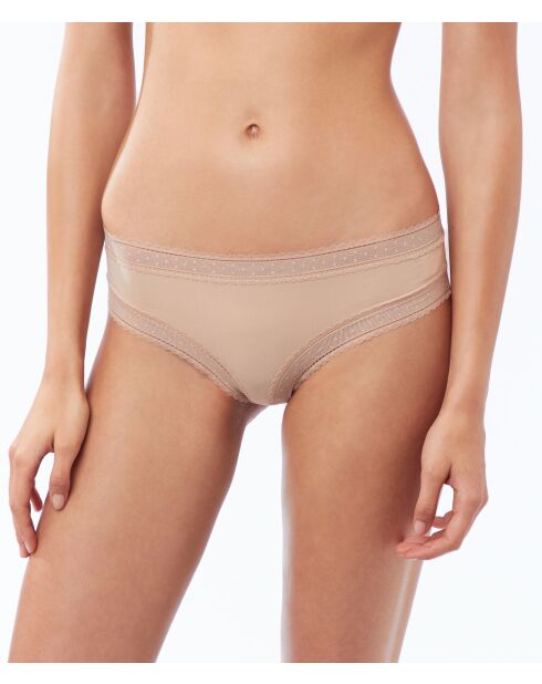 Linnen shorty met pure pasvorm