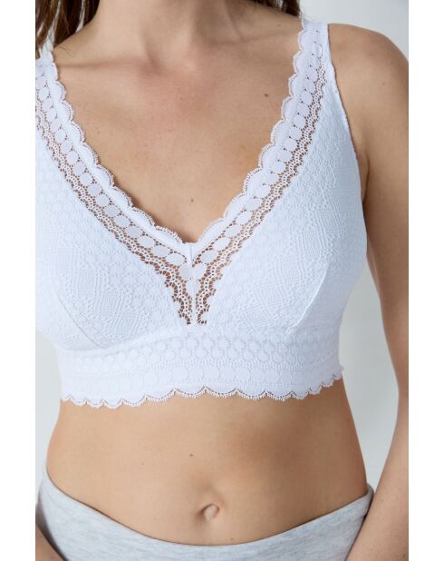 Soutien-gorge sans armatures Cherie Cherie Post Op blanc