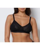 Debby zwarte bh zonder beugel in grote maten #8