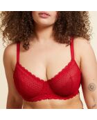 Soutien-gorge avec armatures Cherie Cherie rouge