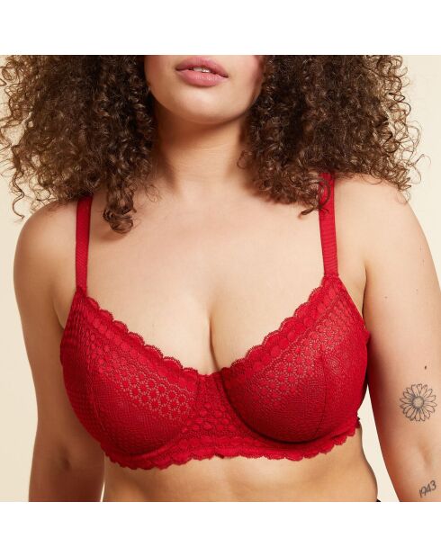 Soutien-gorge avec armatures Cherie Cherie rouge