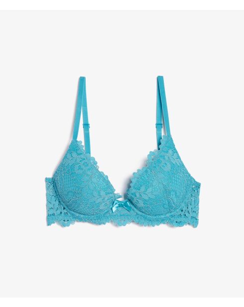 Success turquoise push-up bh met beugel nr. 2