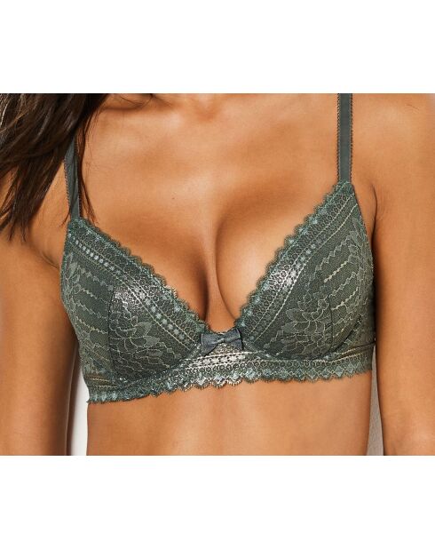 Sujetador push-up verde Panamá con aros