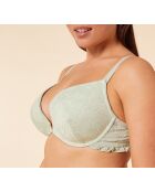 Rayonnante Seladon-BH mit Bügel Nr. 5