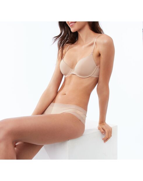 Linnen shorty met pure pasvorm