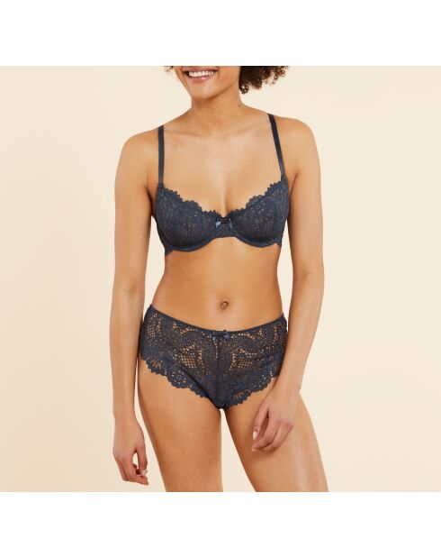 Antracietkleurige bh met beugel Success