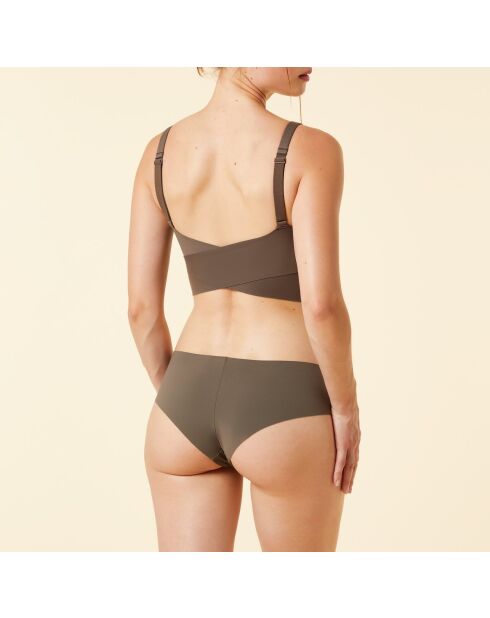 24 Hours kaki olijfkleurige bh zonder beugel