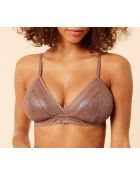 Soutien-gorge sans armatures pad amovible n°8 Sublime We Care marron