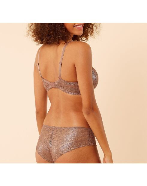 Soutien-gorge avec armatures n°4 Sublime We Care marron