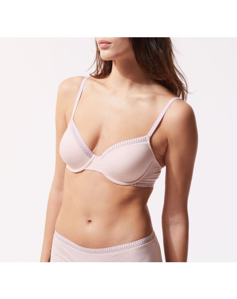 Soutien-gorge avec armatures Happily We Care rose poudre