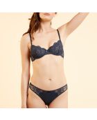 Antracietkleurige bh met beugel Success