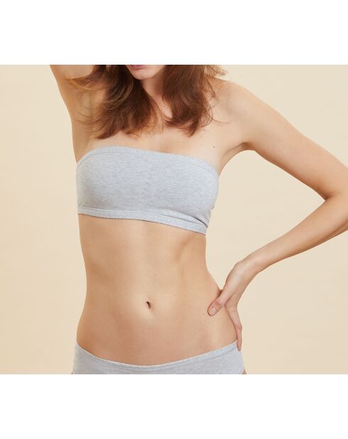 Lichtgrijze bh met beugel Cotton 360