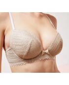 Soutien-gorge avec armatures Panama or