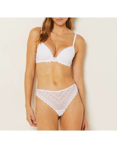 Cherie Cherie weißer Push-up-BH mit Bügel Nr. 2