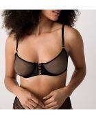 Sujetador negro medianoche con aros
