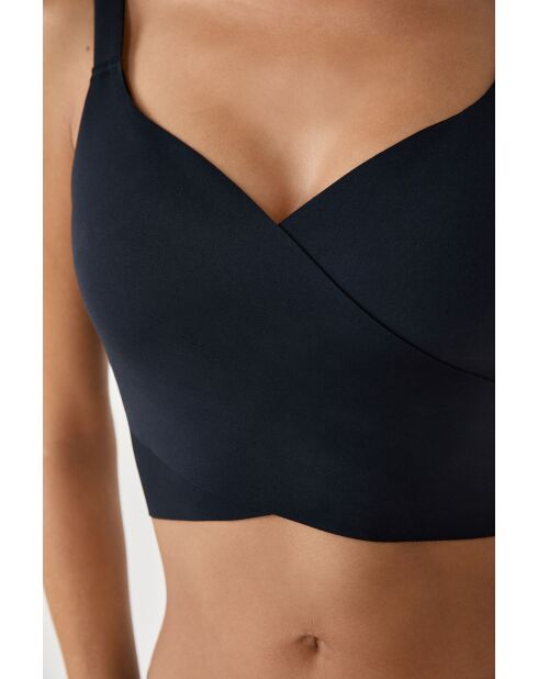 24 Hours schwarzer BH ohne Bügel