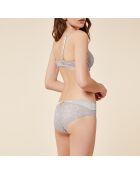 Sujetador push-up con aros número 2 Babydoll gris claro