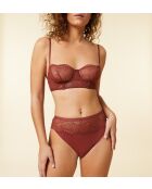 Tanga Flexi Lace roter Backstein