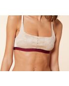 Sujetador sin aros dorado Maestro Lurex